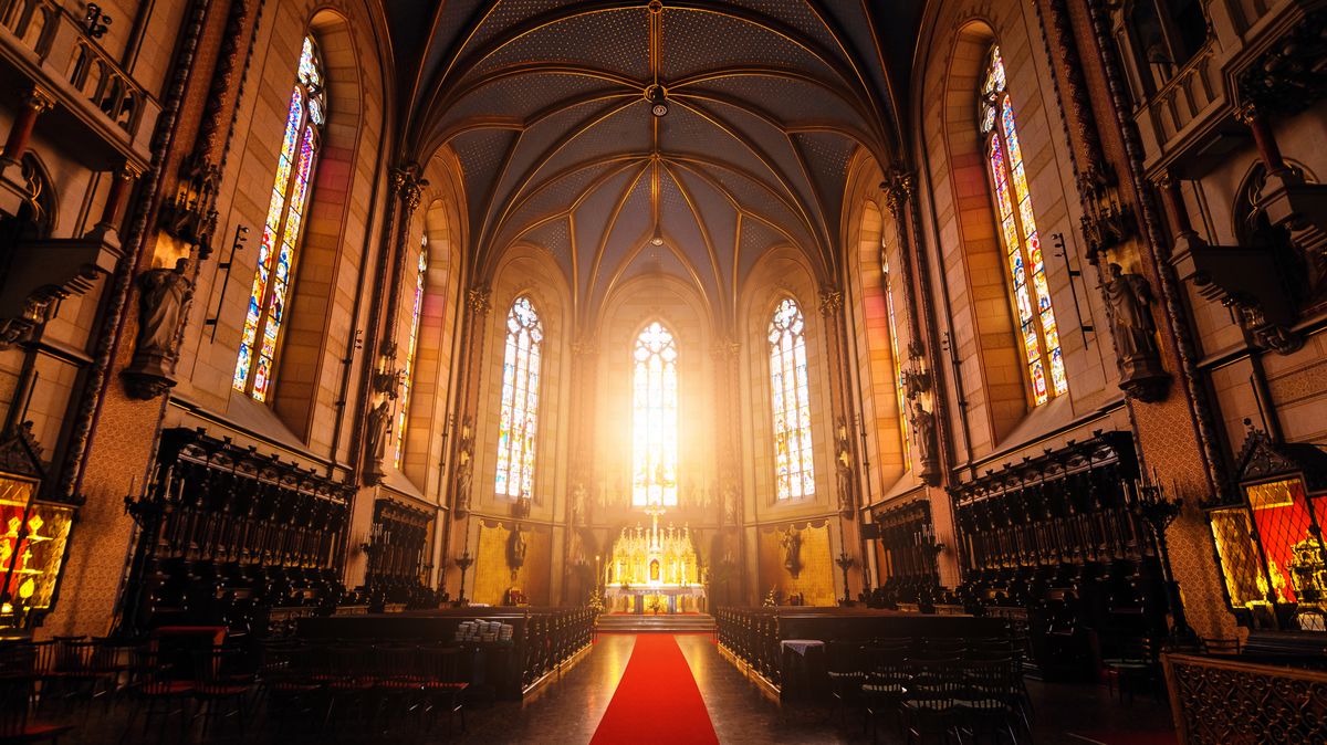 Katedrála v Brně má sjednocené hlavní prvky presbytáře